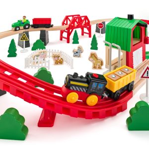 Drveni set Farma sa stazama