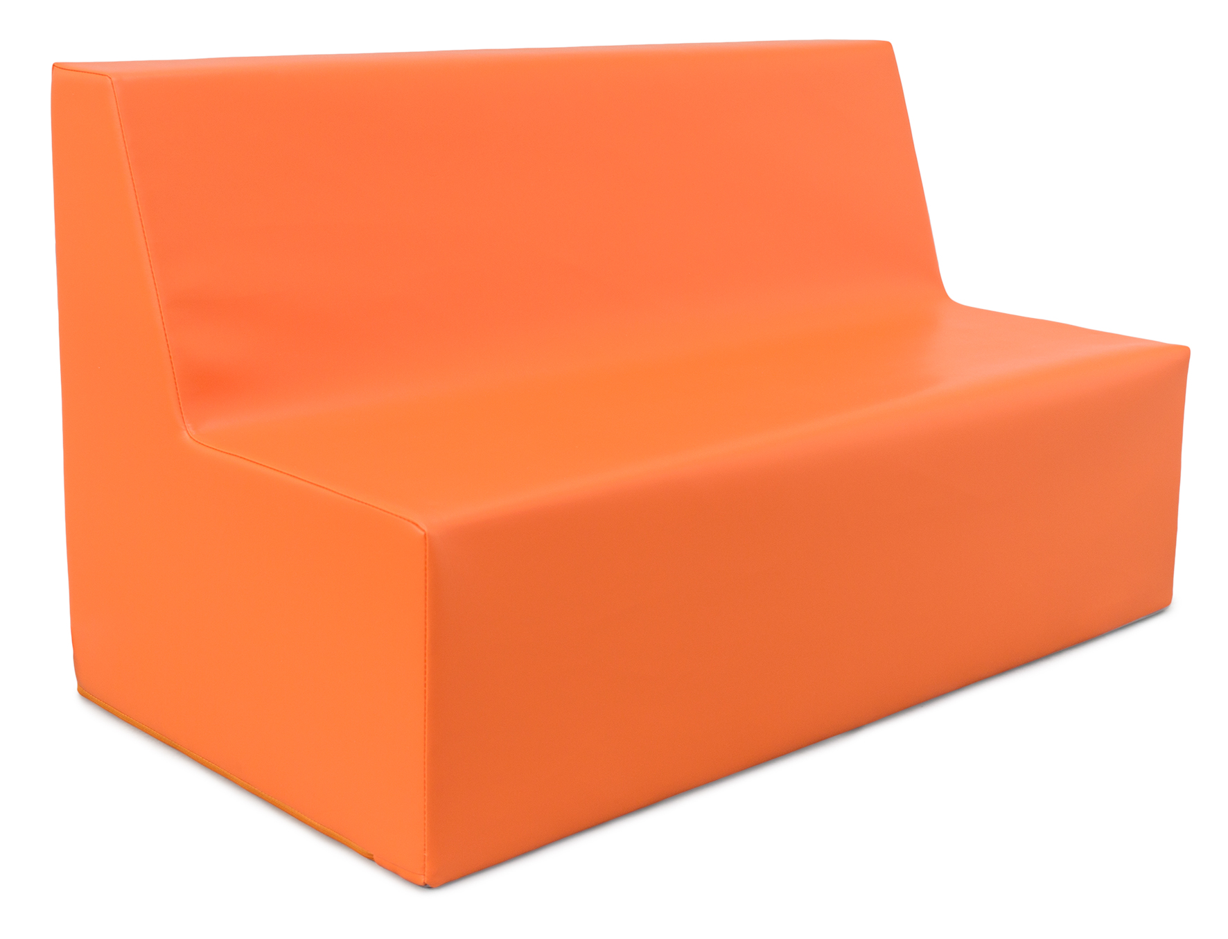 1624 - sofá reto duplo 25cm