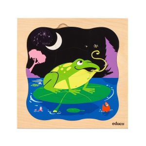 Slojevite puzzle Žaba