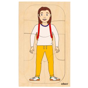 Slojevite puzzle - Odijevanje dječaka