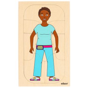 Slojevite puzzle - Odijevanje djevojčica